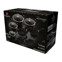 Zestaw garnków BERLINGER HAUS Black Professional BH-6129 (15 elementów)
