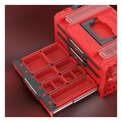 Skrzynka narzędziowa QBRICK System Pro Drawer 3 Toolbox 2.0 Profi Expert Red Ultra HD Custom