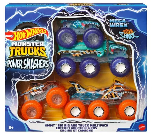 Zestaw pojazdów Hot Wheels Bigfoot 50 Rocznica HYJ29 (11 szt.)