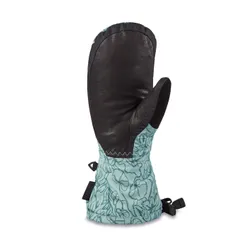 Rękawice snowboardowe DAKINE LEATHER CAMINO MITT POPPY ICEBERG/GREY - Rozmiar - M