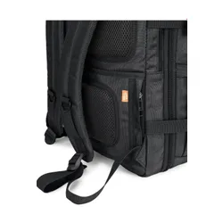 Plecak podróżny poszerzany Puccini Easy Pack Laptop 16" - czarny