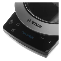 Robot kuchenny planetarny BOSCH MUM9BX5S65 Optimum 1600W z wagą, maszynką do mięsa i blenderem kielichowym