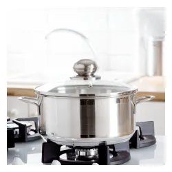 Garnek ze stali nierdzewnej z pokrywką SSW CITY 2,9 l