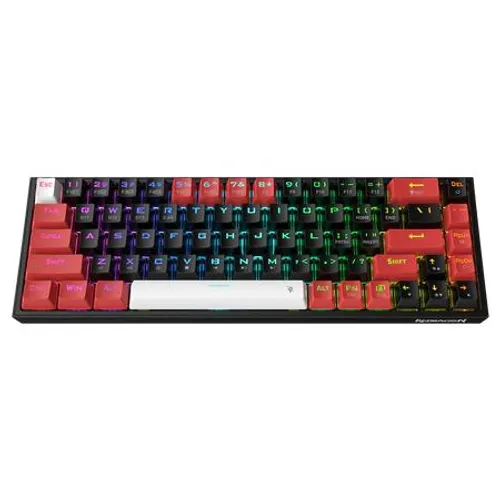 Klawiatura mechaniczna Redragon K631 Pro Castor Red Switch Czarno- czerwony