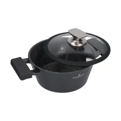 ZWIEGER Black Stone 2 l - garnek aluminiowy z pokrywką