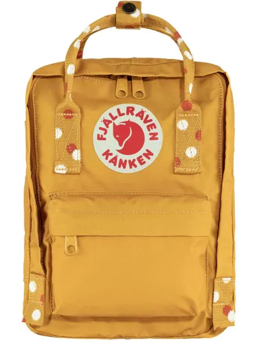 Fjallraven Kanken Mini-ochre sırt çantası / konfeti deseni