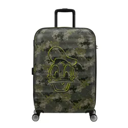 Walizka średnia American Tourister Wavebreaker Disney - Donald Duck camo