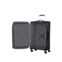 American Tourister Crosstrack Genişletilebilir Büyük Bavul-Siyah / Gri