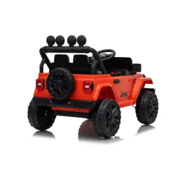 Auto Na Akumulator Jeep Rubicon 2X200W 24V Eva Skóra LED Pilot Radio MP3