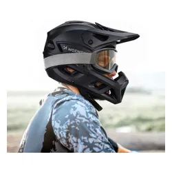Kask rowerowy WOZINSKY HT-58CL Czarny Full Face MTB (rozmiar L)