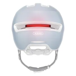 Kask rowerowy ABUS Hud-y Pure Niebiesko-biały Miejski (rozmiar L)