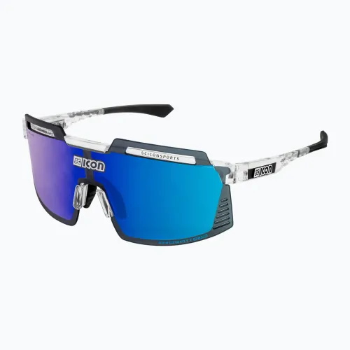 Okulary przeciwsłoneczne SCICON Aerowatt Foza crystal gloss/scnpp multimirror blue