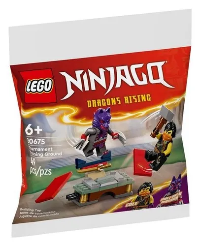 LEGO Ninjago 30650 Bitwa Kaia i Raptona w świątyni & Turniejowy teren szkoleniowy