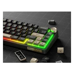 Klawiatura ROYAL KLUDGE R65 RGB Chartreuse Switch Czarno-brązowy