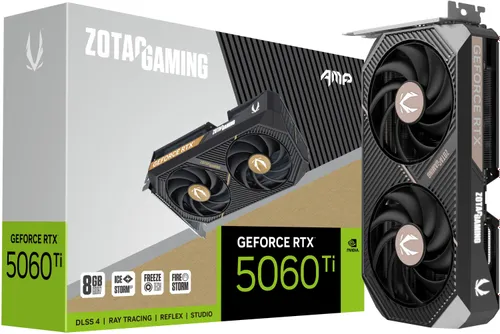 Karta graficzna ZOTAC Gaming GeForce RTX 5060 Ti AMP 8GB DLSS 4