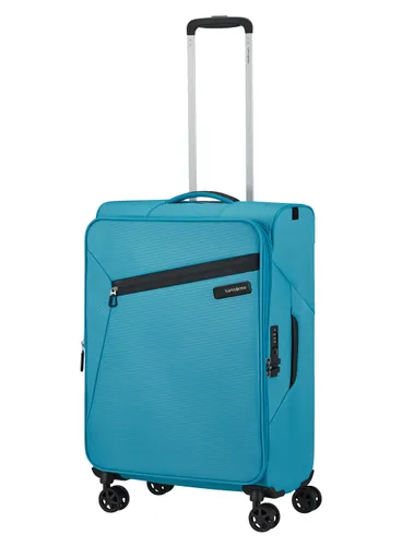 Средний расширяемый чемодан Samsonite Litebeam-ocean blue