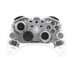 Pad Deltaco GAM-149-T do Nintendo Switch, PC Bezprzewodowy Transparent