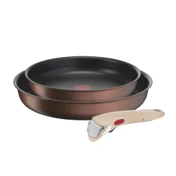 TEFAL Ingenio Eco Respect 2 szt. - zestaw patelni nieprzywierających z odpinanym uchwytem