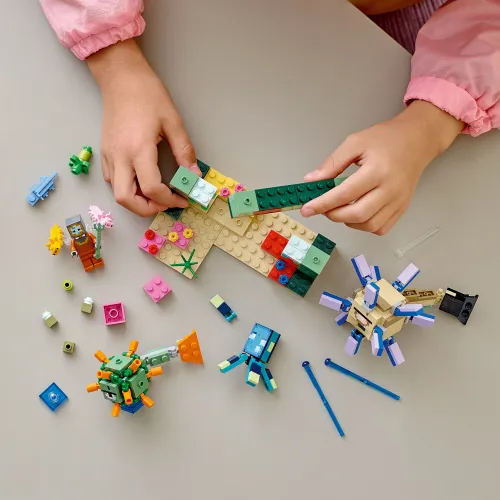 LEGO 21180 Minecraft Walka ze strażnikami