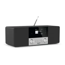 Radioodbiornik TechniSat DigitRadio 4C Radio FM DAB+ Bluetooth Czarno-srebrny