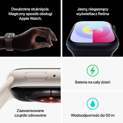 Apple Watch 9 GPS 41 мм алюминий (продукт) красный / Красный Спортивный ремешок S / M