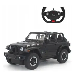 Zdalnie sterowany samochód COIL auto RC pilot duży JEEP Wrangler RS skala 1:14 czarny