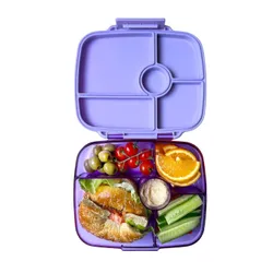Lunchbox głęboki 5-komorowy Yumbox Go Bento Box - Kyoto purple