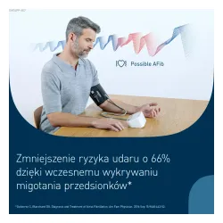 Ciśnieniomierz Omron M3 Comfort AFib HEM-7196-FLE Wykrywanie arytmii + Zasilacz