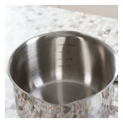 AMBITION Vikos 1,5 l - rondel ze stali nierdzewnej z dziobkiem i pokrywką