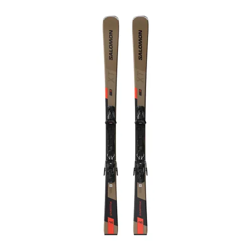 Narty zjazdowe Salomon S/Max 6 XT + wiązania M10 GW golden brown met./neon red/black