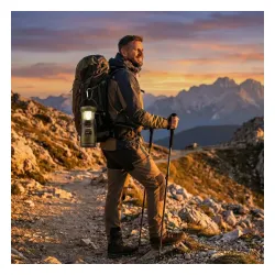 Radioodbiornik Hawk Expedition R30 Na korbkę, Solarne, Latarka, Radio FM Zielony