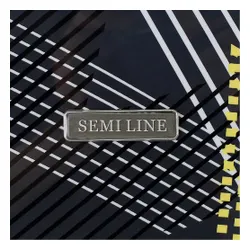 Большой Жесткий Чемодан Semi Line T5651-3 Серый