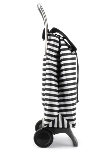 Wózek na zakupy 2-kołowy Rolser Jet Marina Joy - white / black