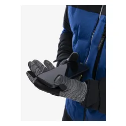 Rękawice narciarskie Ortovox Freeride 3 Finger Glove Pro - black raven