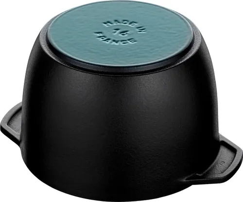 Mały garnek okrągły STAUB LA COCOTTE 16 cm Czarny