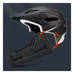 Kask rowerowy WOZINSKY HT-009C Czarny Full Face MTB  (rozmiar L)