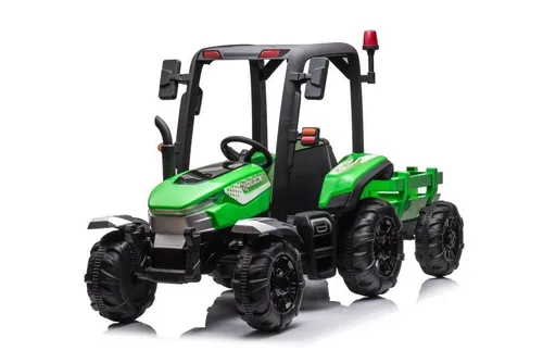Duży Traktor Na Akumulator Dla Dziecka Blt-206 Przyczepa 24V 2X200W Pilot LED Eva Pasy Bluetooth