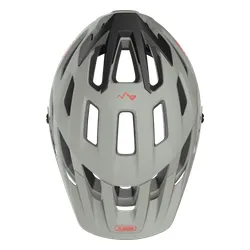 Kask rowerowy ABUS Moventor 2.0 Chalk Jasnoszary MTB (rozmiar M)