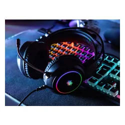 Słuchawki przewodowe z mikrofonem Tracer Gamezone GZ X1 Nauszne Czarny