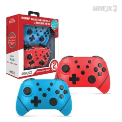 Pad Armor3 NuChamp Wireless Game Controller 2 Pack do Nintendo Switch Bezprzewodowy Niebieski / Czerwony 2szt.