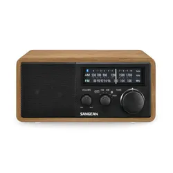 Радиоприемник Sangean WR - 11bt + FM-радио Bluetooth коричневый / черный