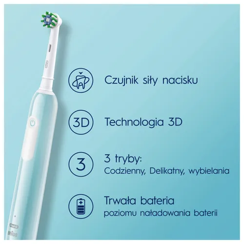 Szczoteczka rotacyjna ORAL-B Pro 1 Niebieski + Etui