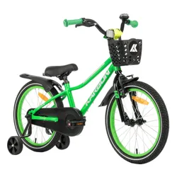 Rower dziecięcy KARBON Jazz 18 cali dla chłopca Zielony