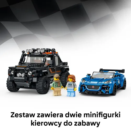 LEGO 77264 Speed Champions Jaguar Project 7 i Land Rover Defender