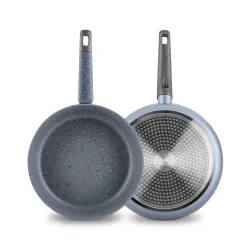 Patelnia nieprzywierająca z uchwytem i pokrywką STARKE PRO DOUBLE 28 cm