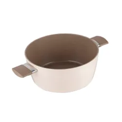 Garnek aluminiowy nieprzywierający z pokrywką FLORINA MOKKA 26 cm 4,8 l