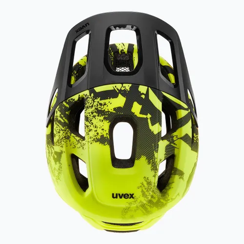 Kask rowerowy dziecięcy UVEX React MIPS Jr lime/black