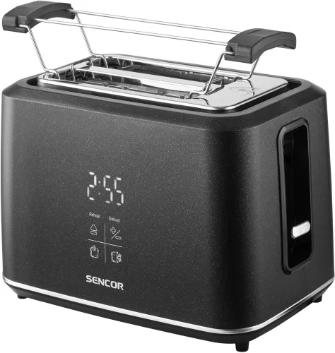 Toster Sencor STS 0600BK Ruszt do bułek Rozmrażanie 1080W