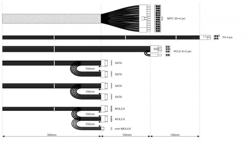 Zasilacz Akyga Basic AK-B1-600 600W Srebrny
