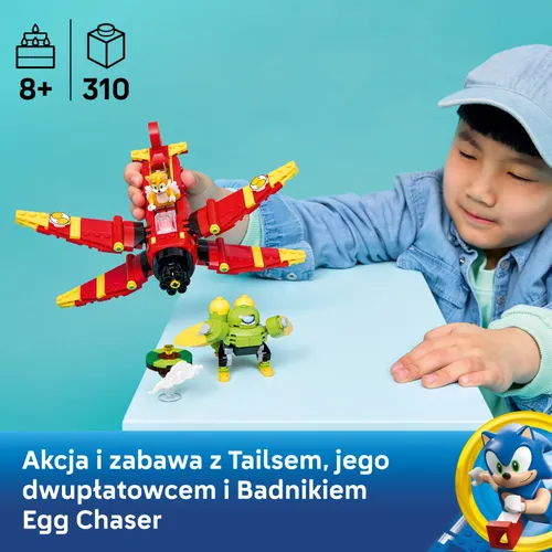 LEGO 77119 SONIC: Tails и Tornado-1, набор блоков 8+